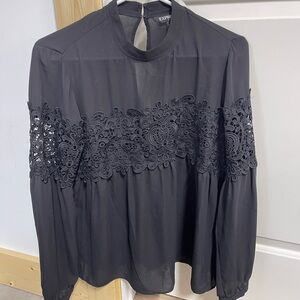 Express black blouse